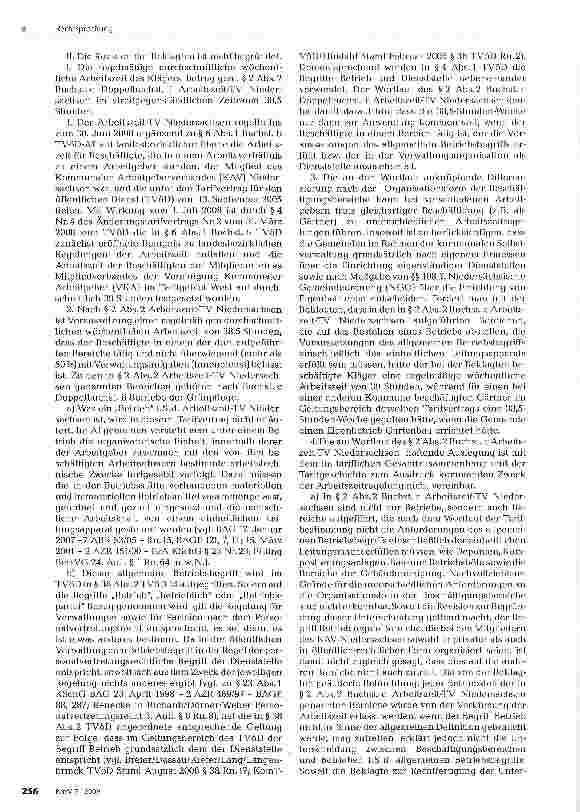Vorschauseite 2: ZUM TARIFRECHTa) Überstundenvergütungb) Tarifauslegung: Begriff des Betriebs