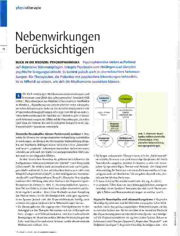 Vorschauseite 1: Nebenwirkungen berücksichtigen