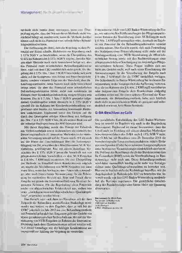 Vorschauseite 3: Potenzialleistungen sind doch vergütungsrelevant