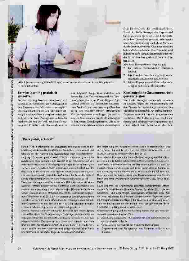 Vorschauseite 3: Innovative Konzepte für die deutsche Ergotherapie-Ausbildung