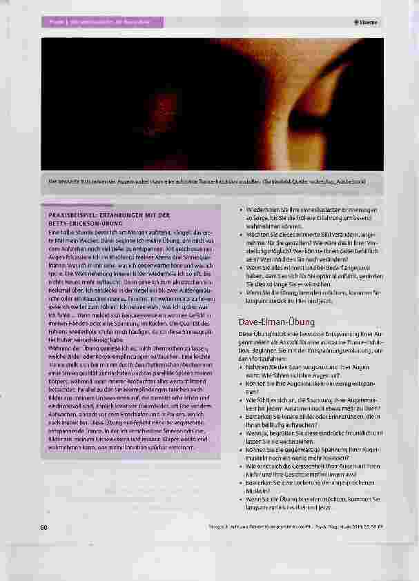 Vorschauseite 3: Achtsame Trancen in der psychiatrischen Pflege