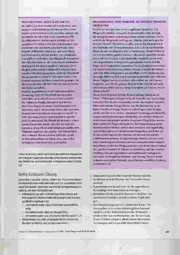 Vorschauseite 4: Achtsame Trancen in der psychiatrischen Pflege
