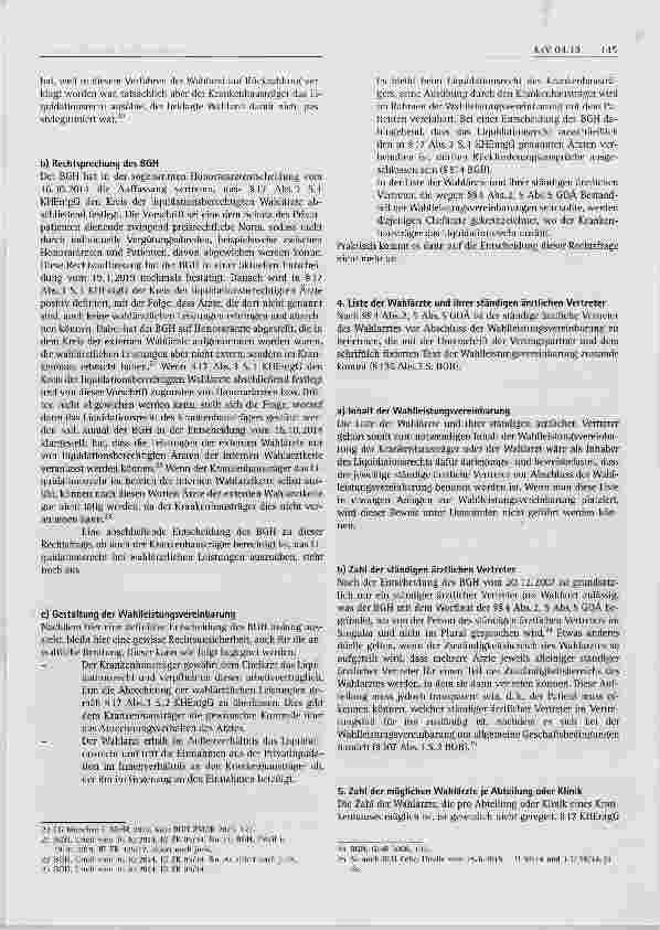 Vorschauseite 4: Aktuelle Rechtsprobleme bei der Gestaltung von Wahlleistungsvereinbarungen