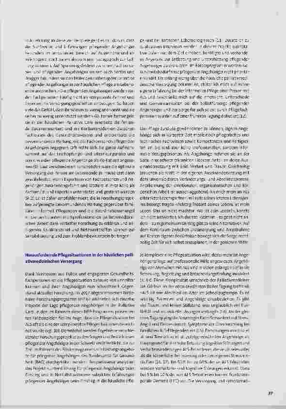 Vorschauseite 2: Angehörige in der Palliative Care zuhause - eine Gratwanderung zwischen Sorge für Andere und Selbstfürsorge