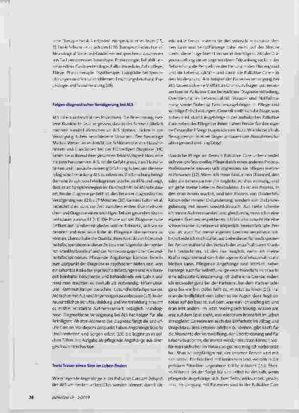 Vorschauseite 3: Angehörige in der Palliative Care zuhause - eine Gratwanderung zwischen Sorge für Andere und Selbstfürsorge