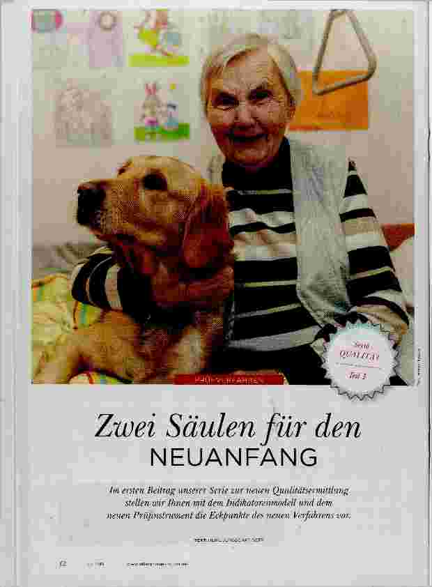 Vorschauseite 1: Zwei Säulen für den NEUANFANG