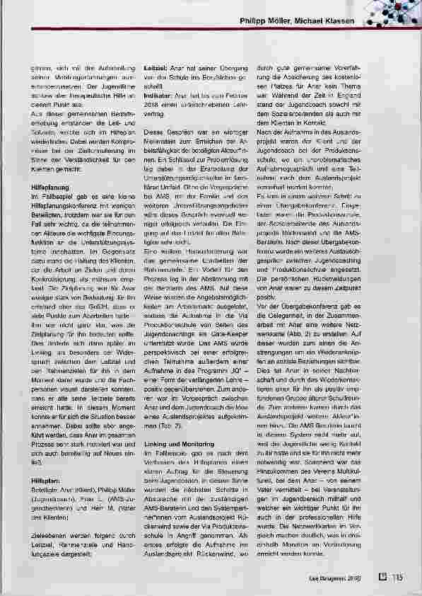 Vorschauseite 6: Case Management in Österreich im Kontext des Jugendcoachings: ein Fallbeispiel