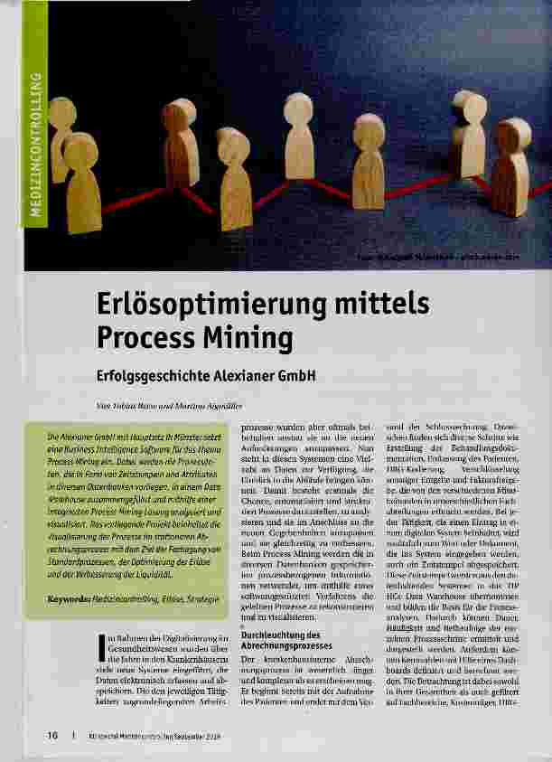 Vorschauseite 1: Erlösoptimierung mittels Process Mining