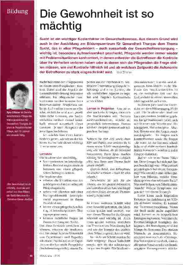 Vorschauseite 1: Die Gewohnheit ist so mächtig