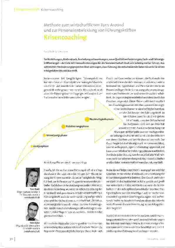 Vorschauseite 1: Methode zum wirtschaftlichen Turn-Around und zur Personalentwicklung von Führungskräften