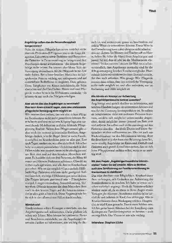Vorschauseite 2: DEN FAMILIENBESUCH AUFWERTEN