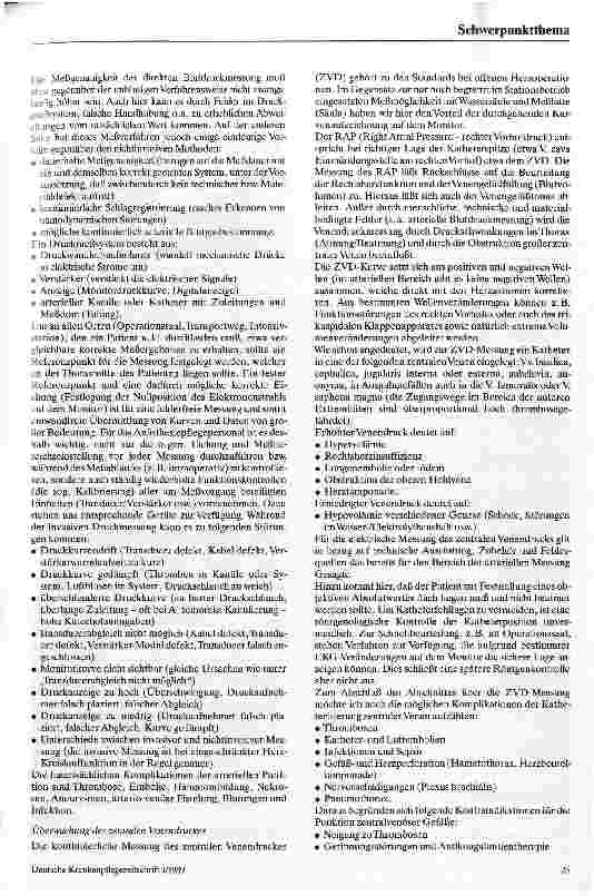 Vorschauseite 5: Monitorring in der Kardioanästhesie