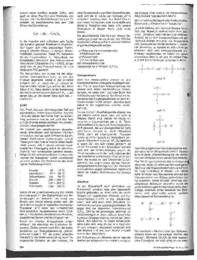 Vorschauseite 3: Die organische Chemie (I) Grundlagen der Chemie 9. Folge