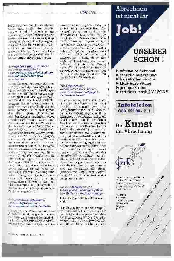 Vorschauseite 3: Arbeitsmedizinische Aspekte bei Menschen mit Diabetes mellitus