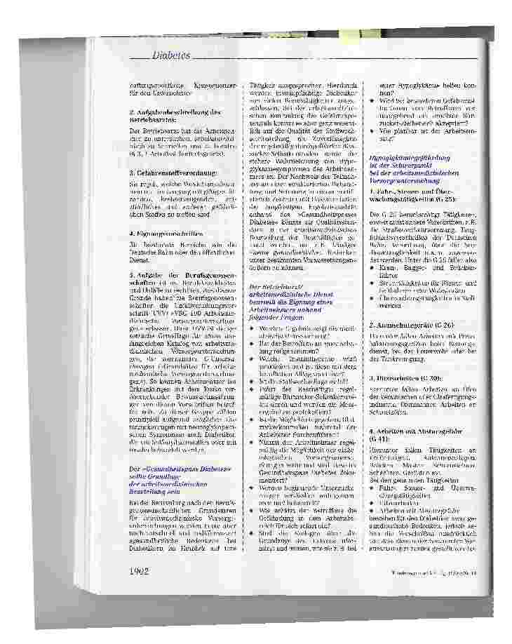Vorschauseite 4: Arbeitsmedizinische Aspekte bei Menschen mit Diabetes mellitus