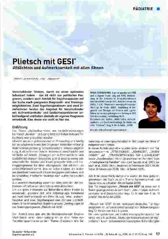 Vorschauseite 1: Plietsch mit GESI