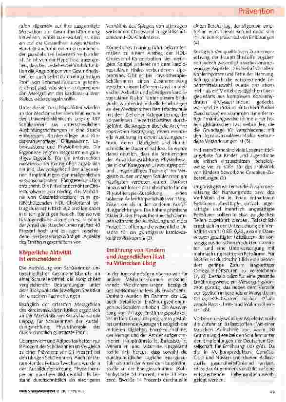 Vorschauseite 3: Frühe Weichenstellung beim kardiovaskulären Risiko