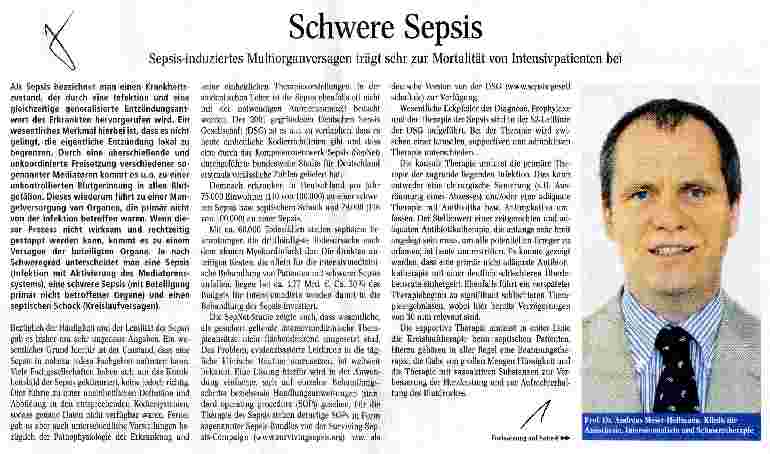 Vorschauseite 1: Schwere Sepsis