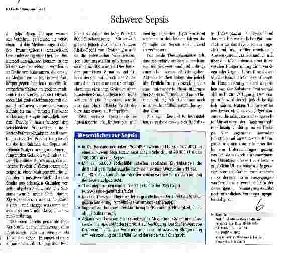 Vorschauseite 2: Schwere Sepsis