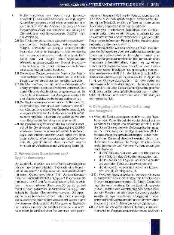 Vorschauseite 2: Durchführung von Analgesieund Anästhesieverfahren in der Geburtshilfe