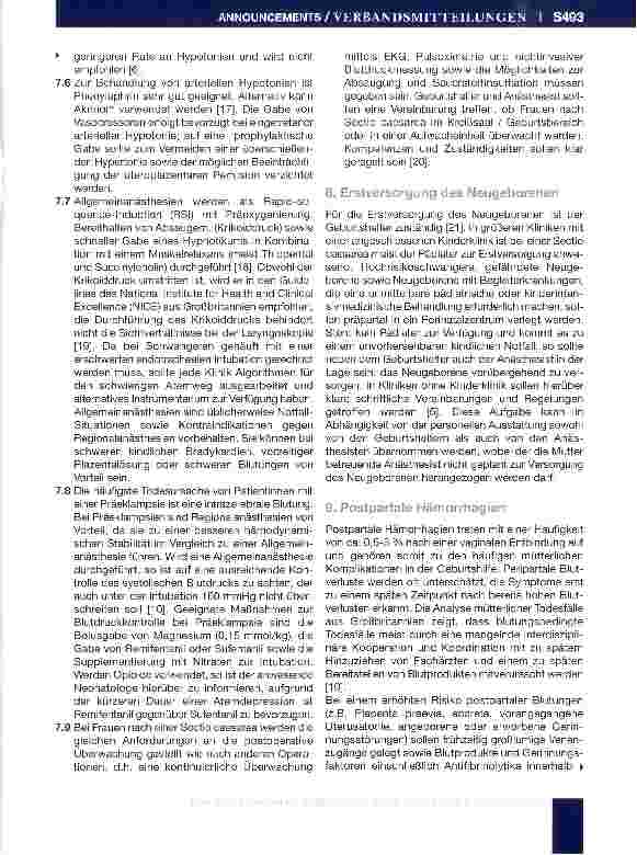 Vorschauseite 4: Durchführung von Analgesieund Anästhesieverfahren in der Geburtshilfe