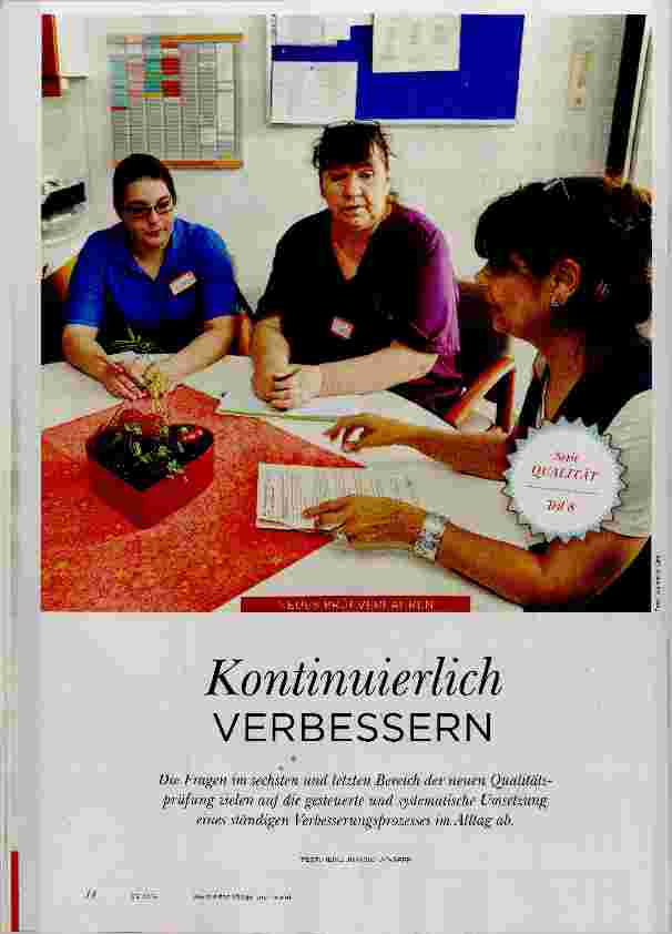 Vorschauseite 1: Kontinuierlich VERBESSERN