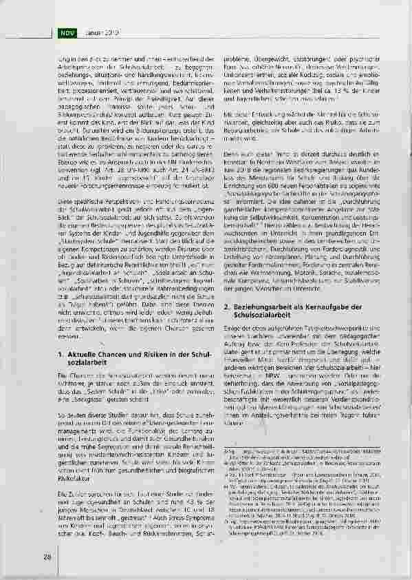 Vorschauseite 2: Neue schulund bildungspolitische Trends: Resilienzförderung als eine Kernaufgabe der Schulsozialarbeit?