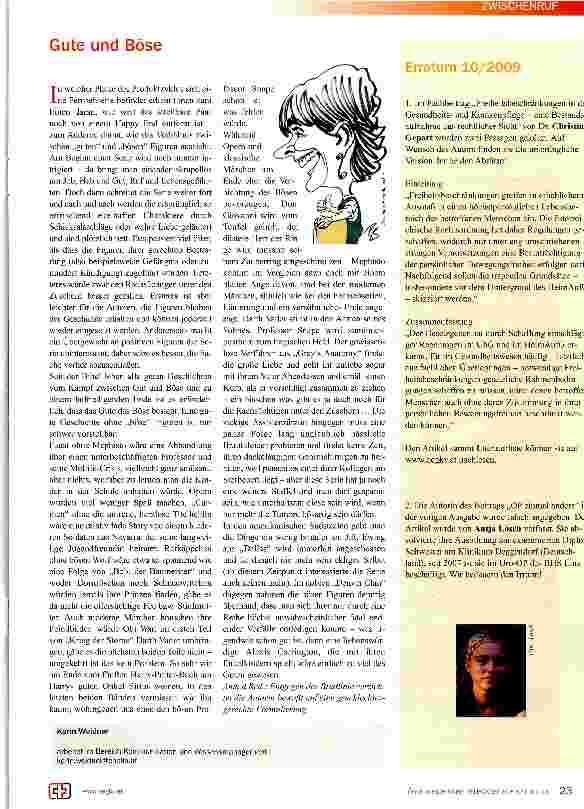 Vorschauseite 1: Gute und Böse