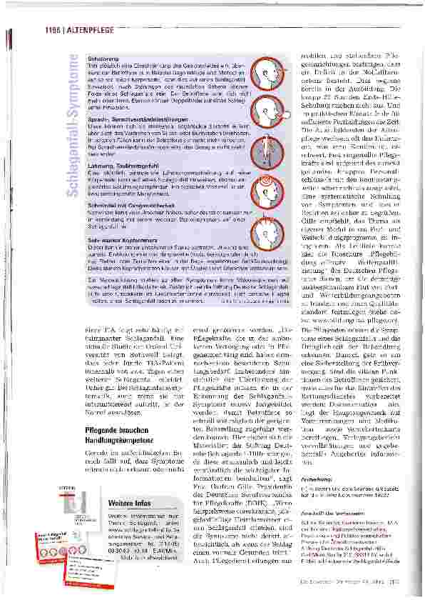 Vorschauseite 3: Schlaganfall: Jede Minute zählt