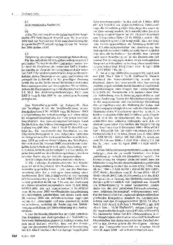 Vorschauseite 2: Mitbestimmungstatbestand: Änderung von Entlohnungsgrundsätzen