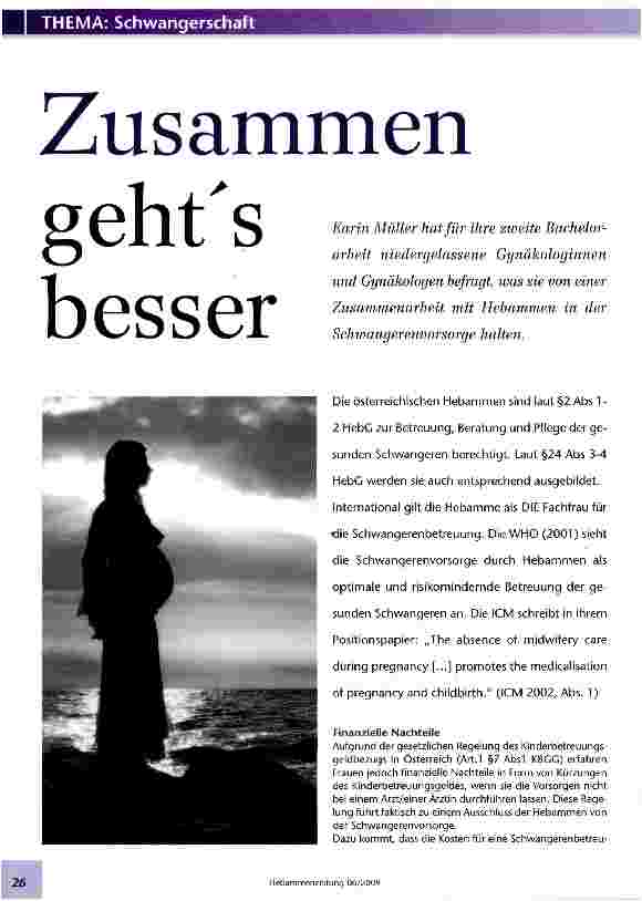 Vorschauseite 1: Zusammen geht es besser