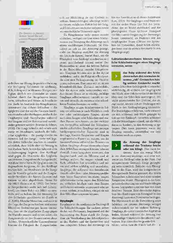 Vorschauseite 2: Schluckstörungen des gestillten Säuglings