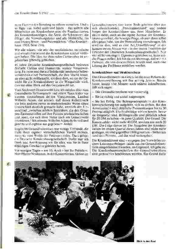 Vorschauseite 2: 40 Jahre DKG: Grußworte zur Festveranstaltung am 27. April