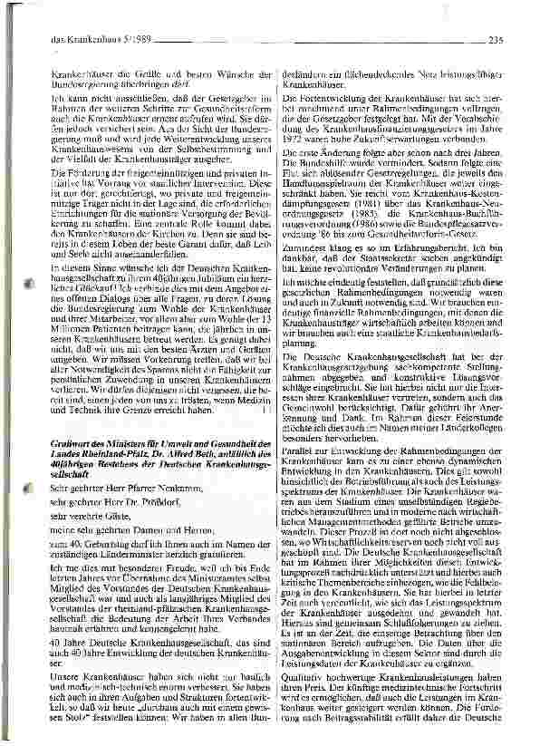 Vorschauseite 6: 40 Jahre DKG: Grußworte zur Festveranstaltung am 27. April