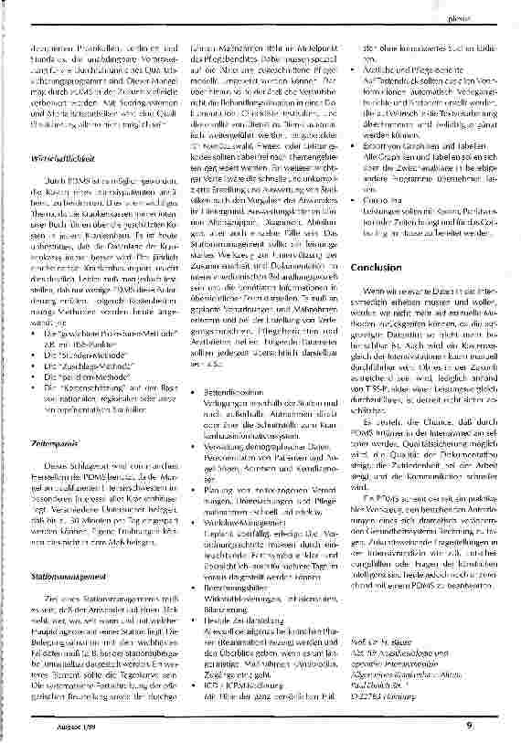 Vorschauseite 2: Patientendatenmanagement in der Intensivmedizin - Ein zukunftsweisendes Werkzeug?