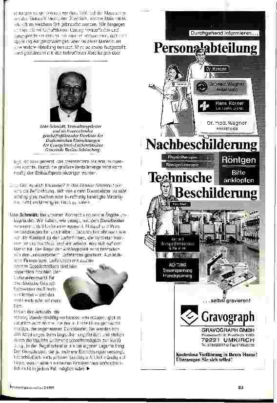 Vorschauseite 2: Wir wollen Spezialisten
