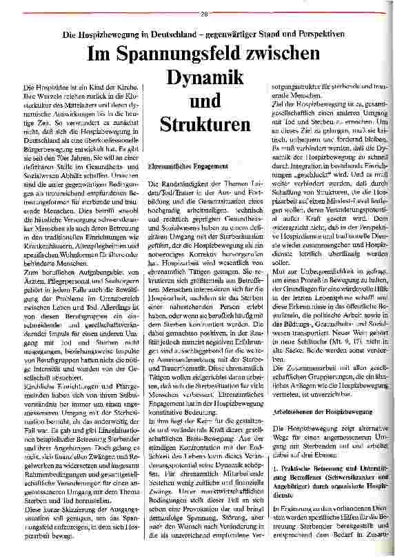 Vorschauseite 1: Im Spannungsfeld zwischen Dynamik und Strukturen