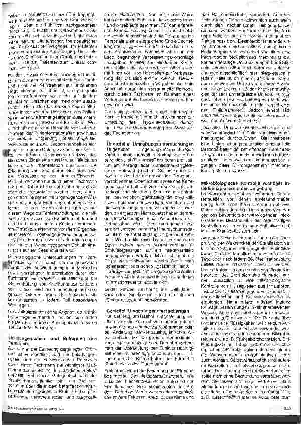 Vorschauseite 2: Hygiene-Kontrolle im Krankenhaus
