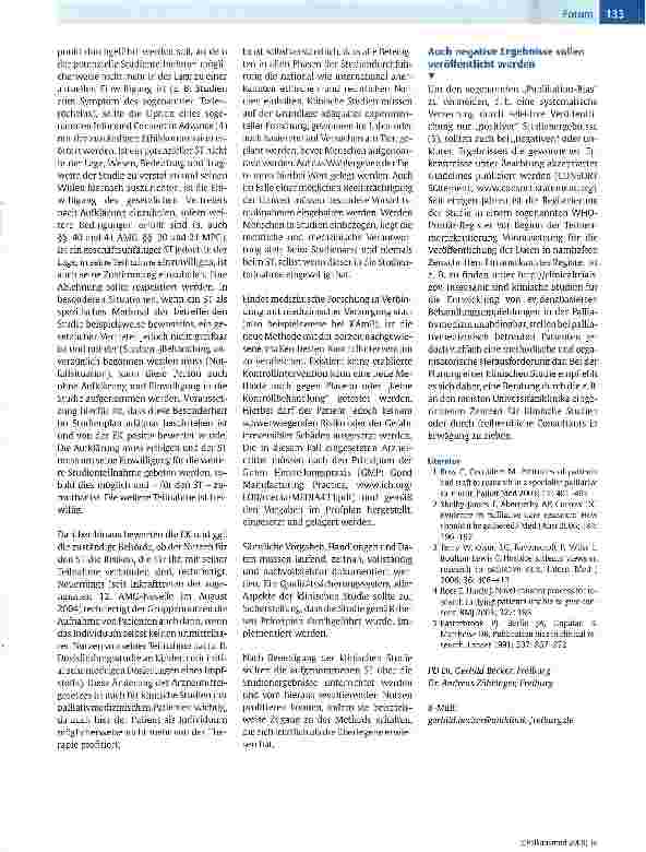 Vorschauseite 2: Prinzipien in klinischen Studien
