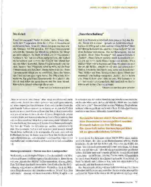Vorschauseite 2: Musik mit Risiken und Nebenwirkungen