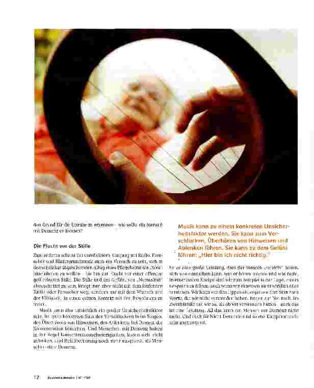 Vorschauseite 3: Musik mit Risiken und Nebenwirkungen