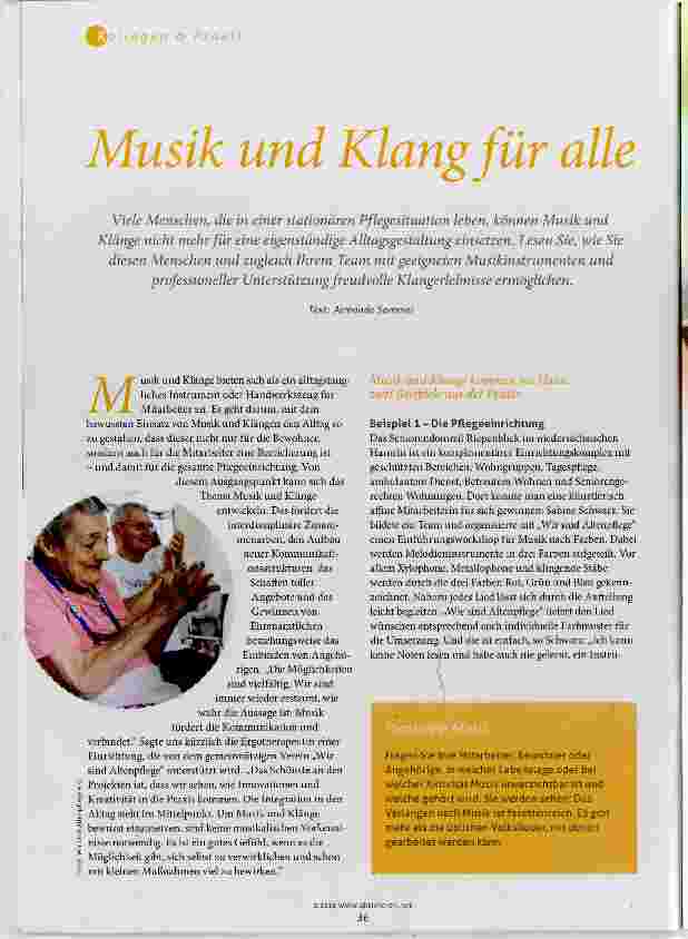 Vorschauseite 1: Musik und Klang für alle