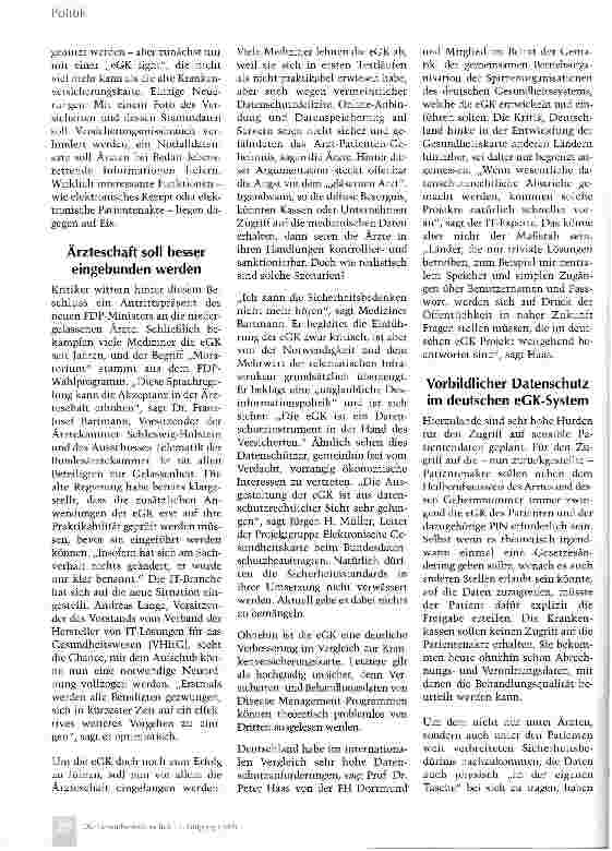 Vorschauseite 2: Gesundheitskarte light