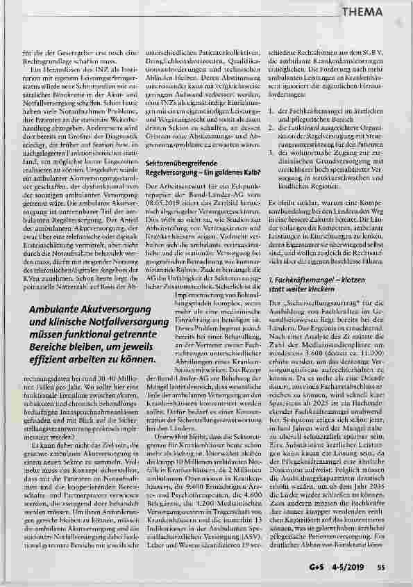 Vorschauseite 5: Sektorenübergreifende Sicherstellung Revolution oder Chimäre?