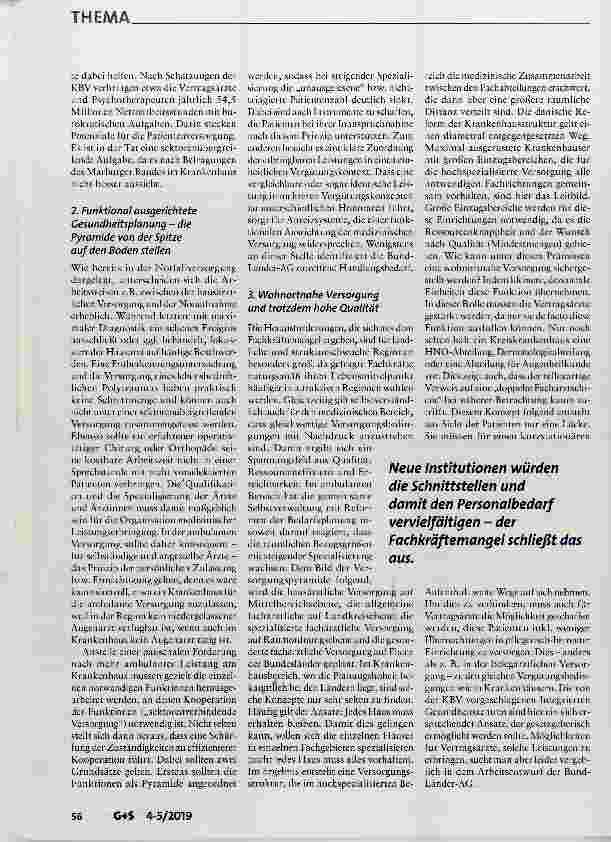 Vorschauseite 6: Sektorenübergreifende Sicherstellung Revolution oder Chimäre?