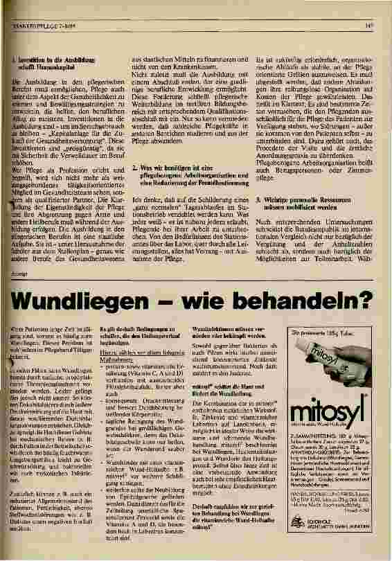 Vorschauseite 4: Infrastruktur der Krankenpflege am Arbeitsplatz Krankenhaus 2000