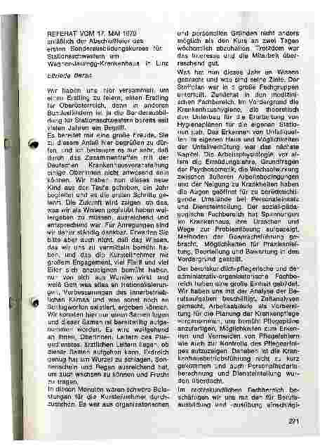 Vorschauseite 4: Zehn Jahre höhere Fortbildung in der Krankenpflege
