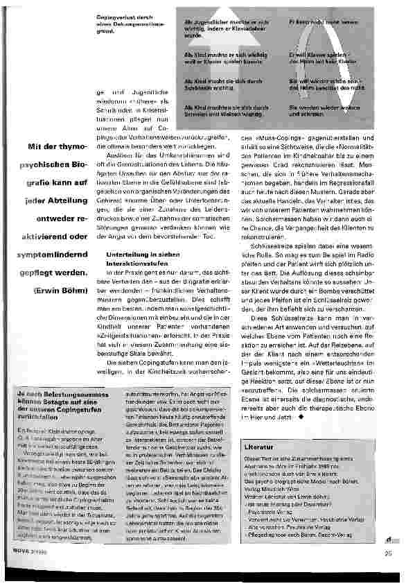 Vorschauseite 2: Der Mensch wird heute älter, als seine Seele verkraftet Das (tymopsychisch) ppsycho-biographische Pflegemodell nach Böhm