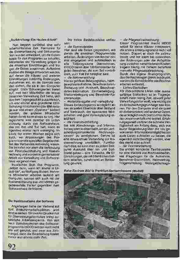 Vorschauseite 3: Eine EDV-Anlage für zehn Altenheime