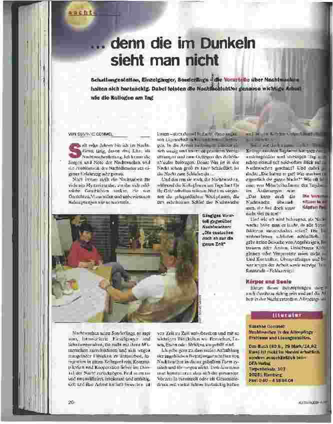 Vorschauseite 1: ...denn die im Dunkeln sieht man nicht
